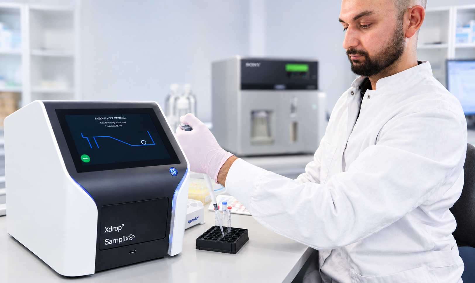 Biotech Lab with Xdrop Instrument (1)(1)